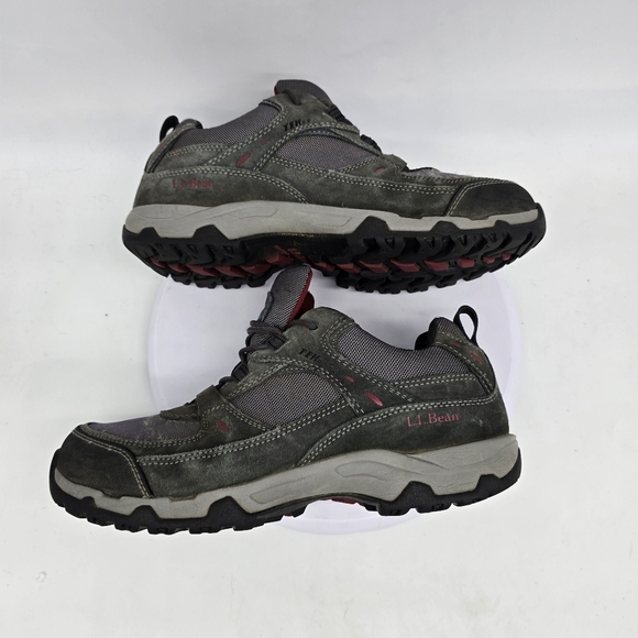 LL Bean Shoe Men's 10 Wide Model 4 Waterproof Trail Hiking Sneakers Grey - Picture 10 of 10